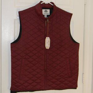 Weatherproof Puffer Vest Burgandy Packable NWT
